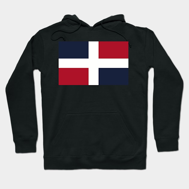 Dominican Republic flag Hoodie by Designzz